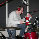 Joe playing a fire extinguisher