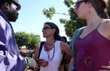 malika-and-gillian-talking-to-security